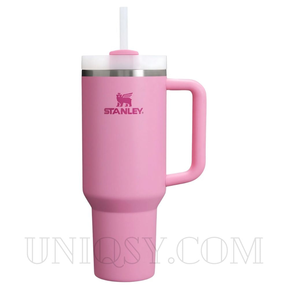 Stanley 40 OZ Tumbler with Handle and Straw Lid - Stainless Steel