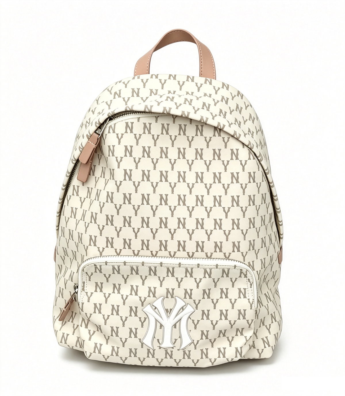 Monogram Pattern Unisex Backpack, Large Capacity 15.6 Inch Laptop Daypack, Fashion Street Style Rucksack for School Travel Commute